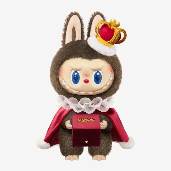 [NEW] POP MART Labubu Let's Checkmate King Vinyl Plush Doll Large - Picture 1 of 12